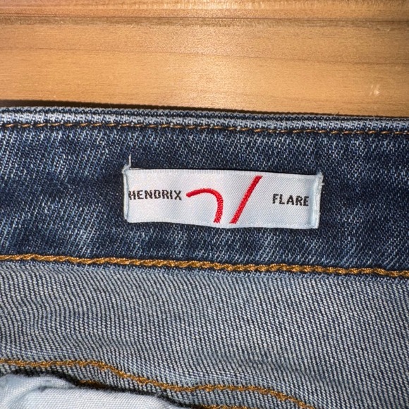 Vigoss Jeans Womens 29 Hendrix Flare High Rise Denim Blue Jeans - Picture 3 of 11